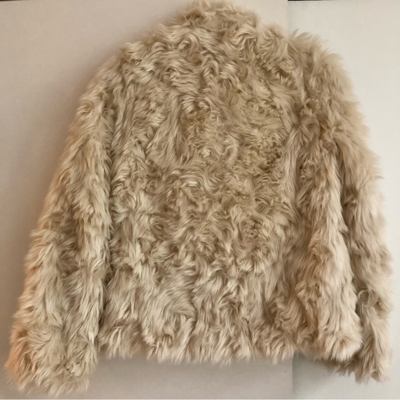 VINCE designer faux fur jacket XS - Picture 7 of 9
